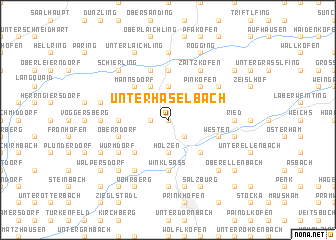 map of Unterhaselbach