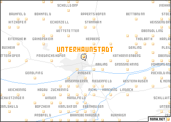 map of Unterhaunstadt