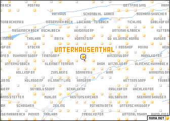 map of Unterhausenthal