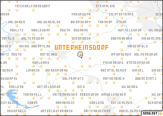 map of Unterheinsdorf