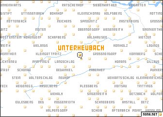 map of Unterheubach
