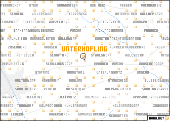 map of Unterhöfling