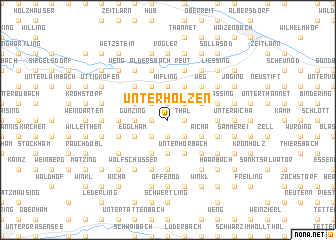 map of Unterholzen