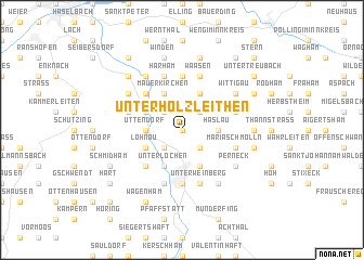 map of Unterholzleithen