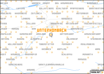 map of Unterhömbach