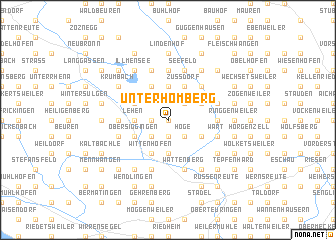 map of Unterhomberg