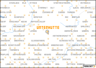 map of Unterhütte