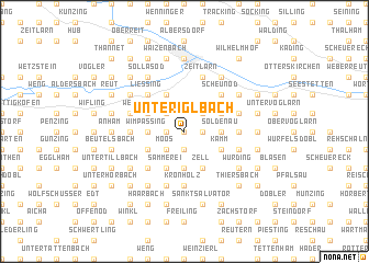 map of Unteriglbach