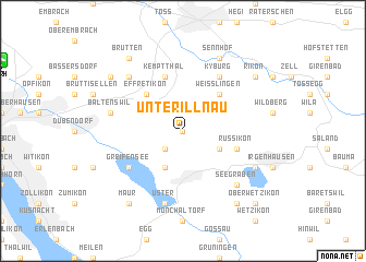 map of Unter Illnau