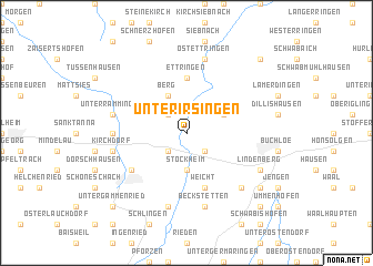 map of Unterirsingen