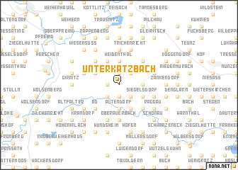 map of Unterkatzbach