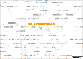 map of Unterknöringen