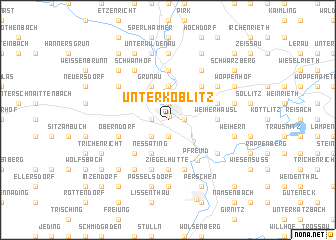 map of Unterköblitz