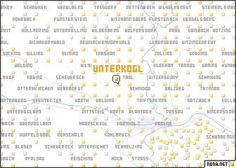 map of Unterkogl