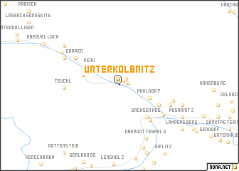 map of Unterkolbnitz