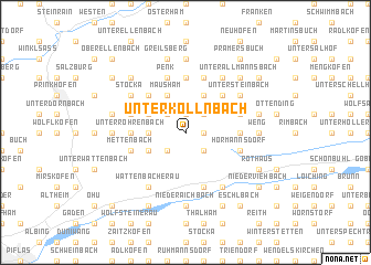 map of Unterköllnbach