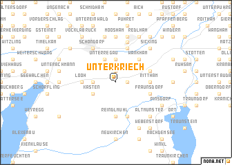 map of Unterkriech