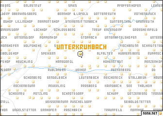 map of Unterkrumbach