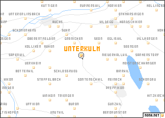 map of Unterkulm