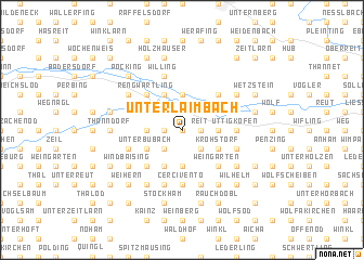 map of Unterlaimbach