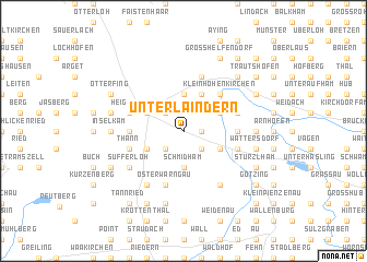 map of Unterlaindern