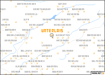 map of Unter Lais