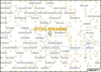 map of Unterlandshaag