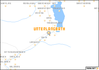 map of Unterlangbath