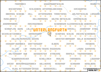 map of Unterlangfurth