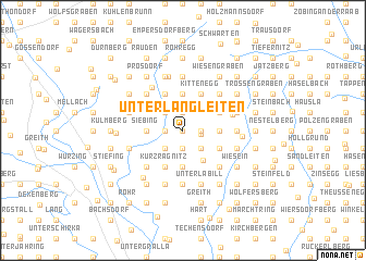 map of Unterlangleiten