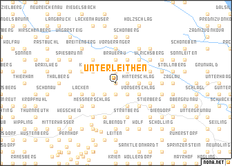 map of Unterleithen