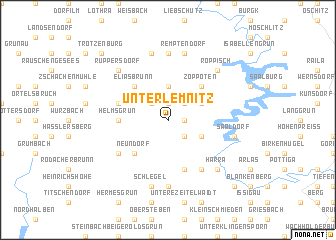 map of Unterlemnitz