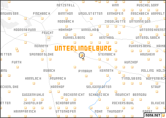 map of Unterlindelburg