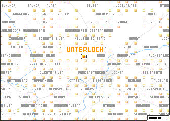 map of Unterloch