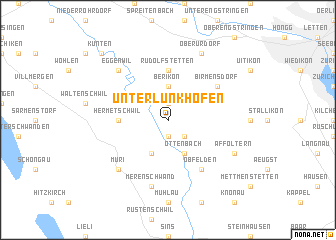 map of Unterlunkhofen