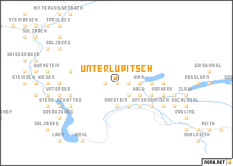 map of Unter-Lupitsch