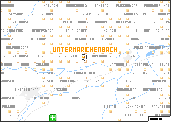map of Untermarchenbach