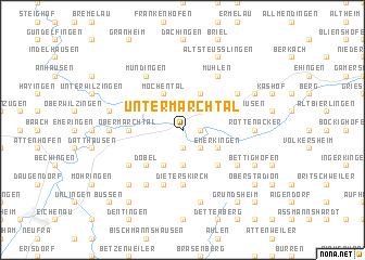 map of Untermarchtal