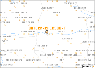 map of Untermarkersdorf