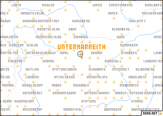 map of Untermarreith