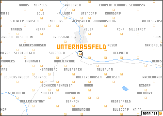 map of Untermaßfeld