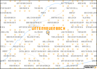 map of Untermauerbach