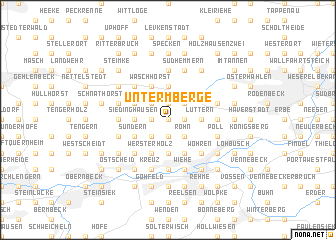 map of Unterm Berge