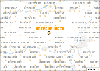 map of Untermembach