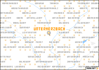 map of Untermerzbach