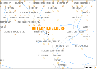 map of Untermicheldorf