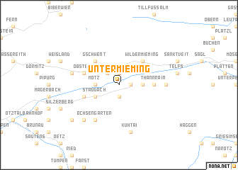 map of Untermieming