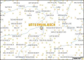 map of Untermühlbach