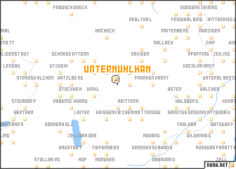 map of Untermühlham