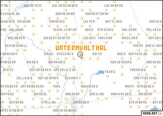 map of Untermühlthal